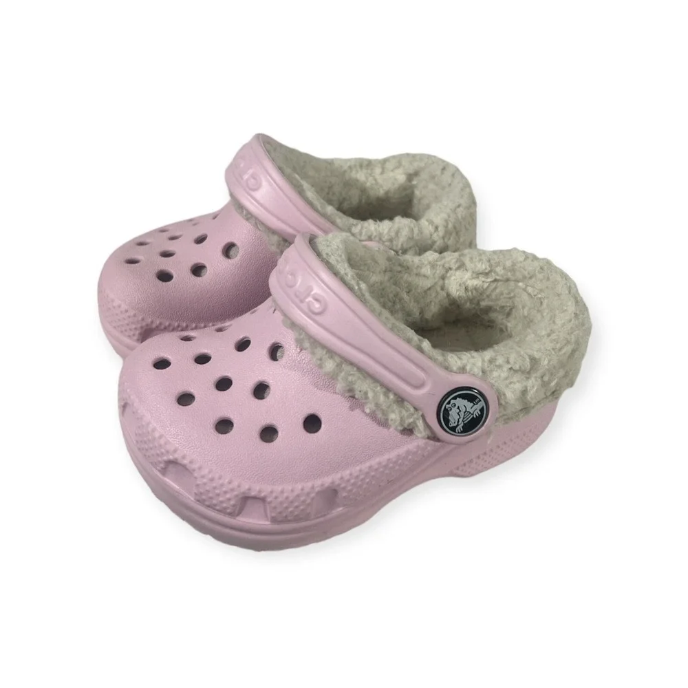 CROCS‎ Toddler Girls Light Pink Clog Waterproof Size 4/5 C